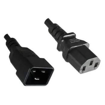 Microconnect PE030605 maitinimo laidas juodas 0,5 m C13 kištukas C20 kištukas