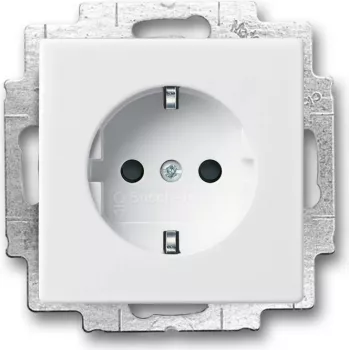 BUSCH JAEGER 2013-0-5294 - Kištukinis lizdas CEE 7/3 - 2P+E - Baltas - CE - 250 V - 16 A