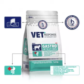 VET RESPONSE Gastrointestinal sausas kačių ėdalas 1,6 kg