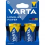 Baterija Varta LONGLIFE Power D — 2 vnt. pakuotė
