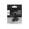 HDMI adapteris GEMBIRD A-HDMI90-FML, HDMI į HDMI, 90° kampinis, juodas
