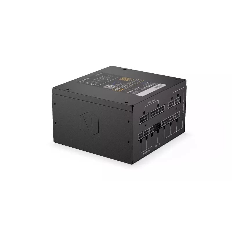 Maitinimo blokas ENDORFY Supremo FM6 850 W, 24 kontaktų ATX, pilnai modulinis, 80 PLUS Gold, 120 mm ventiliatorius, juodas