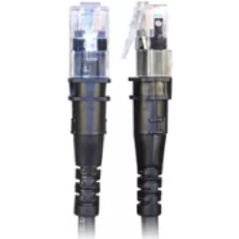 PatchSee ThinPATCH jungiamasis kabelis - RJ-45 (M) į RJ-45 (M) - 2,1 m - 4,9 mm - FTP - CAT 6a - IEEE 802.3at - ekranuotas, be halogenų - juoda (TP-6A-F/7)
