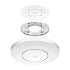 Belaidžio ryšio prieigos taškas Cudy AP11000 – tribandinis Wi‑Fi 6 (2.4/5/6 GHz), 5760 Mbps, MU‑MIMO, montavimas ant lubų/sienos