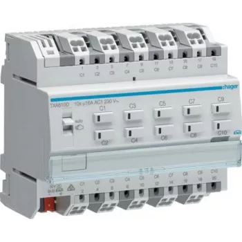 Hager TXA610D Baltas