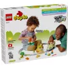 Traukinukų rinkinys LEGO DUPLO Interaktyvi nuotykių geležinkelis 10427, 57 dalių, 2 minifigūrėlės, nuo 2 metų