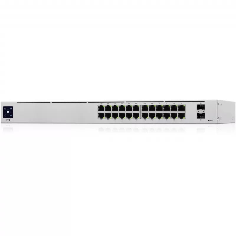 Ubiquiti Networks UniFi USW-24 valdomas L2 Gigabit Ethernet jungiklis (10/100/1000) be PoE, montuojamas į stelažą