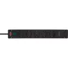 Brennenstuhl Bremounta 5 lizdų ilgintuvas (2x USB-C, 3 m), juodas