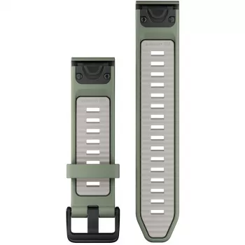 Garmin Quickfit 010-13391-02 keičiamas dirželis 20 mm, žalia/pilka, silikoninis