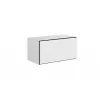 Spintelė laikymui cama meble ROCO RO3, pastatoma prie sienos, 75×37×39 cm, balta/juoda/balta