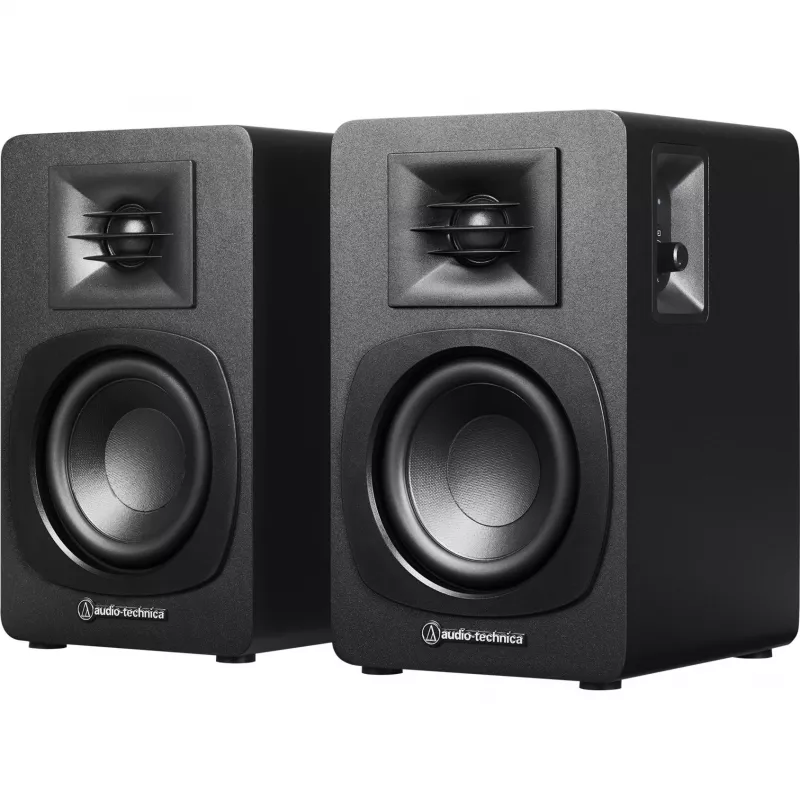 Audio Technica AT-SP3X Bluetooth 5.3 juodos spalvos lentyniniai garsiakalbiai