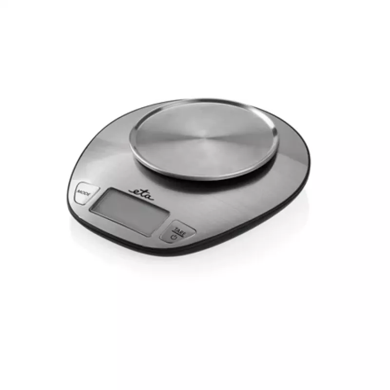 Virtuvinės elektroninės svarstyklės ETA Dori, nerūdijantis plienas, 5 kg, 1 g tikslumas