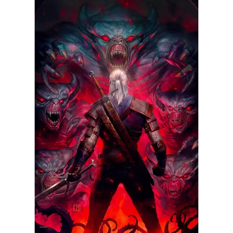 Good Loot komiksų dėlionė: The Witcher (Wiedźmin) Corvo White, 1000 dalių