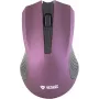 Yenkee YMS 2015PE Monaco belaidė optinė simetriška pelė, 2,4 GHz, 3 mygtukai, violetinė