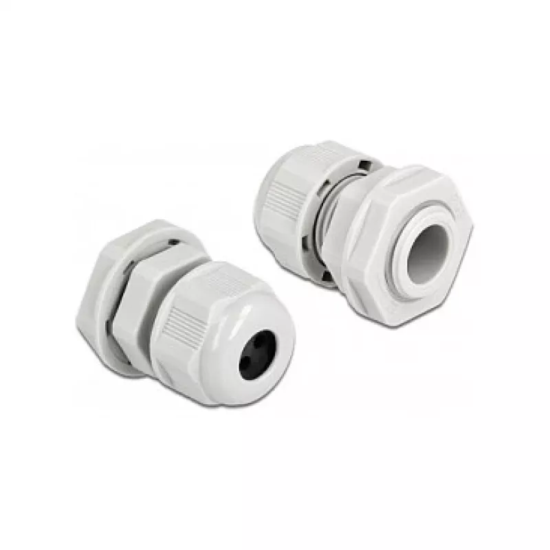 Kabelio įvadas DeLOCK 60374 pilkas plastikinis 2 vnt.