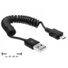 USB kabelis DeLOCK USB 2.0-A / USB micro-B 0,6 m