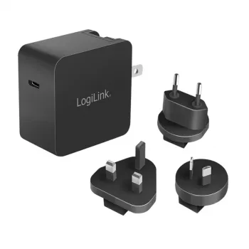 Kroviklis mobiliesiems įrenginiams LogiLink PA0302 Universal Black AC Greitasis krovimas