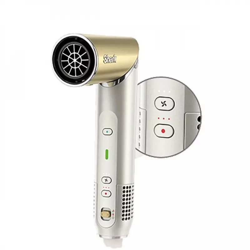 Plaukų formavimo prietaisas Shark HD6052SEU 6-in-1 multistyler — 1500 W, keraminė danga, 100–150 °C, oro srauto technologija, koncentratorius, kelioninis maišelis