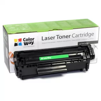 Dažų kasetė ColorWay CW-HQ2612/FX10M 2000 puslapių Juoda