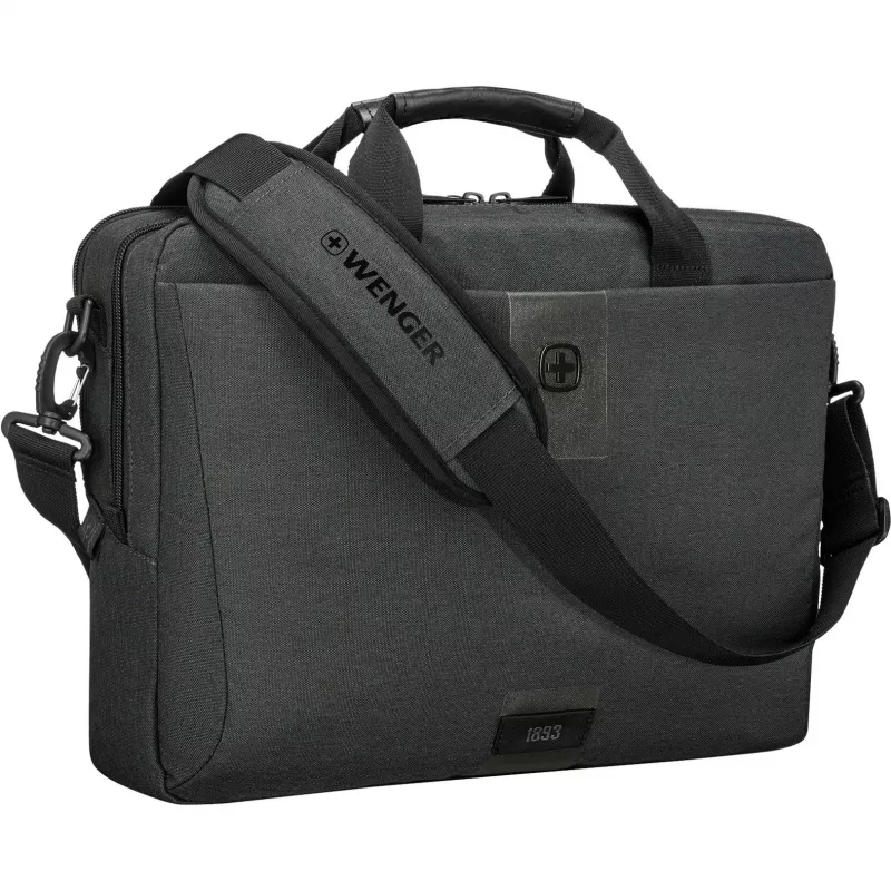Portfelis Wenger SwissGear MX Eco Brief 40,6 cm 16 colių pilkas