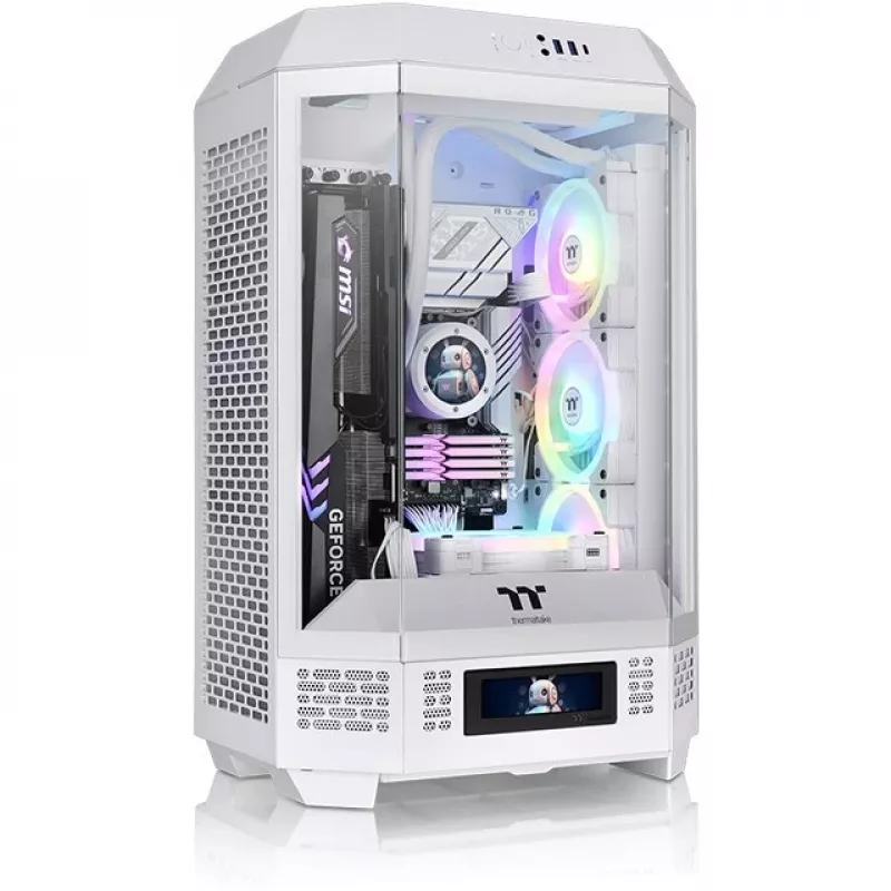 Thermaltake 3.9 colio LCD ekrano rinkinys, juodas, skirtas Tower 300 serijai ir Ceres 330 Hydrangea Blue