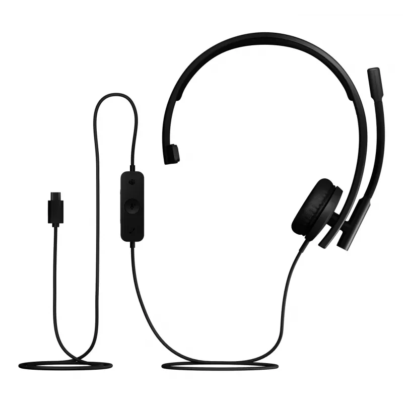 Logitech H570e ausinės – ant ausies, laidinės, USB-C, sertifikuotos Microsoft Teams (981-001427)