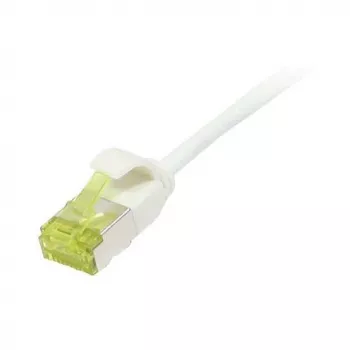 Pataisos kabelis RJ45, CAT6A 500MHz, 1,5m, Baltas, U/FTP, plonas apvalus d=3,8mm, TPE/LSZH (Superflex), AWG32, su CAT.7 žaliava, Synergy 21 (S217324V3)