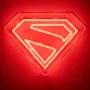 LED neoninė sieninė lemputė Paladone Superman PP14478SMTVN, dekoratyvinis sienos ženklas