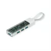 ROLINE nešiojamas USB 3.2 Gen 1 šakotuvas, 4 prievadai, Type-A + C jungiamuoju kabeliu