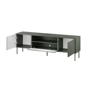 Cama EF TRESSE RTV spintelė 180x40x54.5 matinis žalias