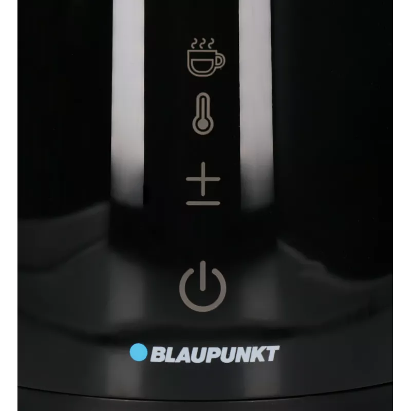 Elektrinis virdulys BLAUPUNKT EKD601, 1,7 L, 2200 W, reguliuojama 40–100 °C, juodas, nerūdijantis plienas