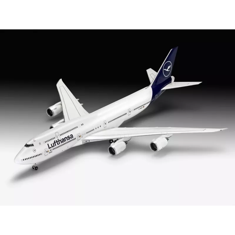 Replė Revell Boeing 747-8 Lufthansa nauja dažymo schema