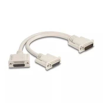 DeLOCK 67171 Skirstytuvas Serial Beige 0,3 m DB-26 2 x DB-26