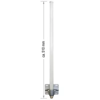 ALLNET antena 2,4 GHz 8dBi Omni lauko N-Type-Moteris ANT-24-1T1R-OMNI-8dbi (ANT-24-1T1R-OMNI-8dbi)