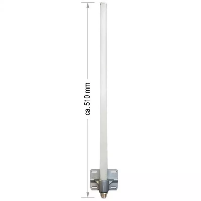 ALLNET antena 2,4 GHz 8dBi Omni lauko N-Type-Moteris ANT-24-1T1R-OMNI-8dbi (ANT-24-1T1R-OMNI-8dbi)
