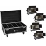 LED užpildymo šviestuvas EUROLITE CLS-18 QCL RGB/WW 18×7W su transportiniu dėklu