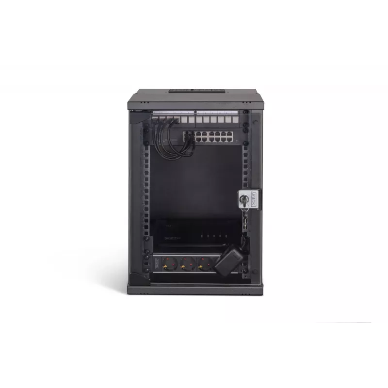 Sieninis stovas Digitus DN-49103-SET 9U 315 x 300 mm Juoda
