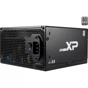 SAMA XPH-1000A, 1000 W maitinimo blokas su 1x 12 kontaktų GPU jungtimi, 3x PCIe, kabelių valdymu