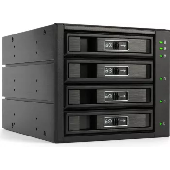 FANTEC BP-T3141, 4x SAS/SATA 6G 3,5/2,5 HDD/SSD 3x5,25 colio Backplane Modulis (2192)
