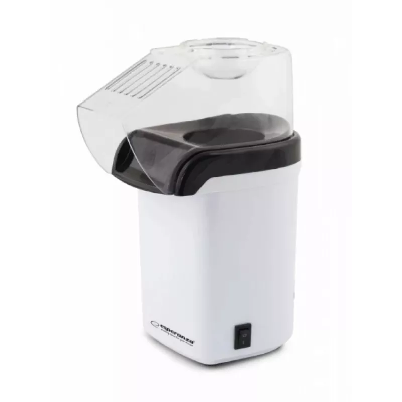 Spragintų kukurūzų aparatas Esperanza EKP005W juodas baltas, 0.27 l, 1200 W, karšto oro