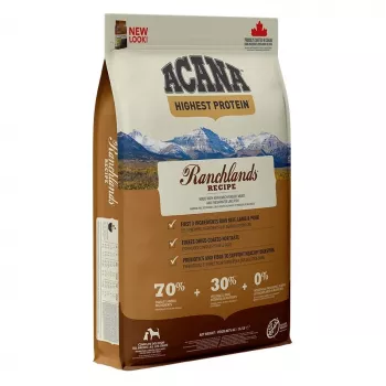 ACANA Highest Protein Ranchlands Dog – sausas šunų ėdalas – 6 kg