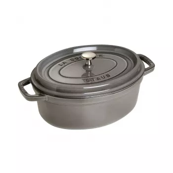Ketaus troškintuvas Staub La Cocotte 5,5 L ovalus