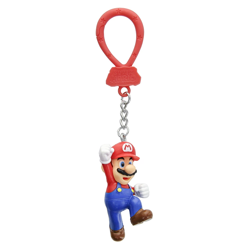 Backpack Buddies raktų pakabukų rinkinys Paladone Super Mario, CDU, 24 vnt. – įvairūs veikėjai, kolekcionuojami aksesuarai