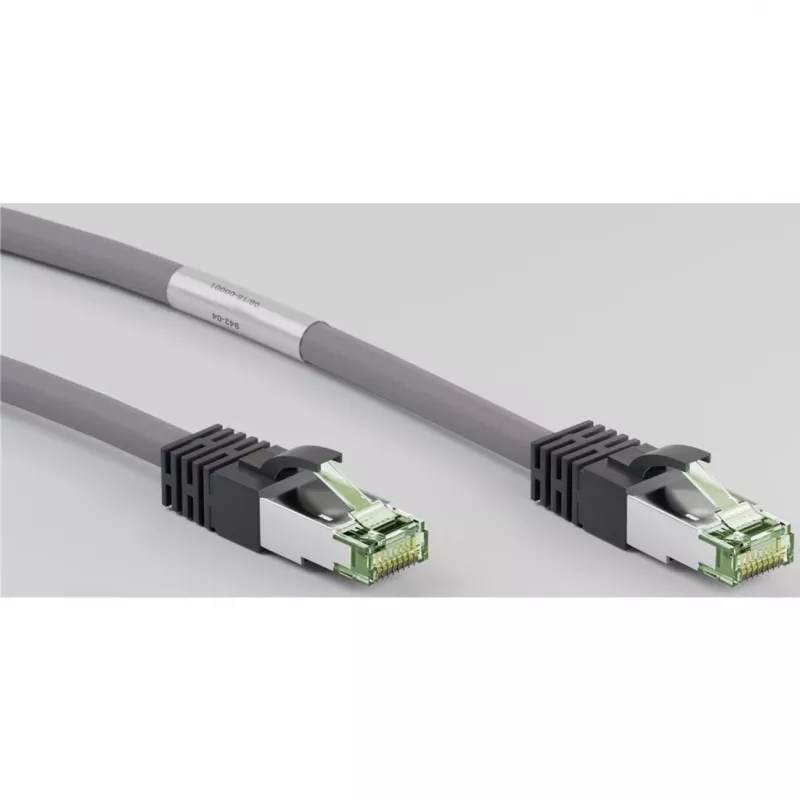 Goobay CAT 8.1 Patch Laidas, S/FTP (PiMF), Pilkas, 3 m - LSZH Halogen-Free, Varis AWG 24 (55138)
