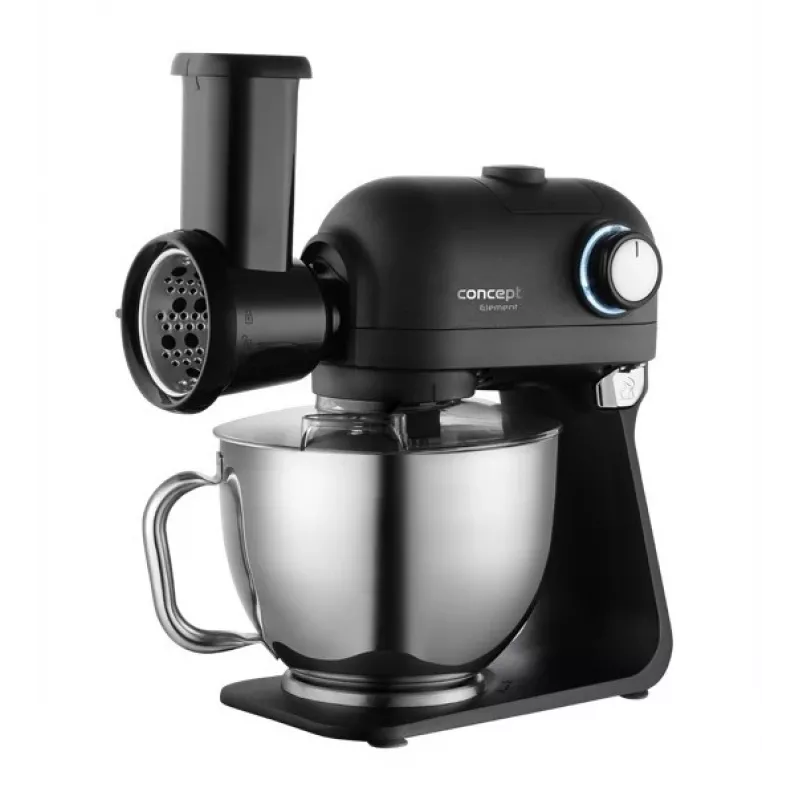 Planetinis maišytuvas Concept RM8000 - 1200 W virtuvės kombainas, juodas