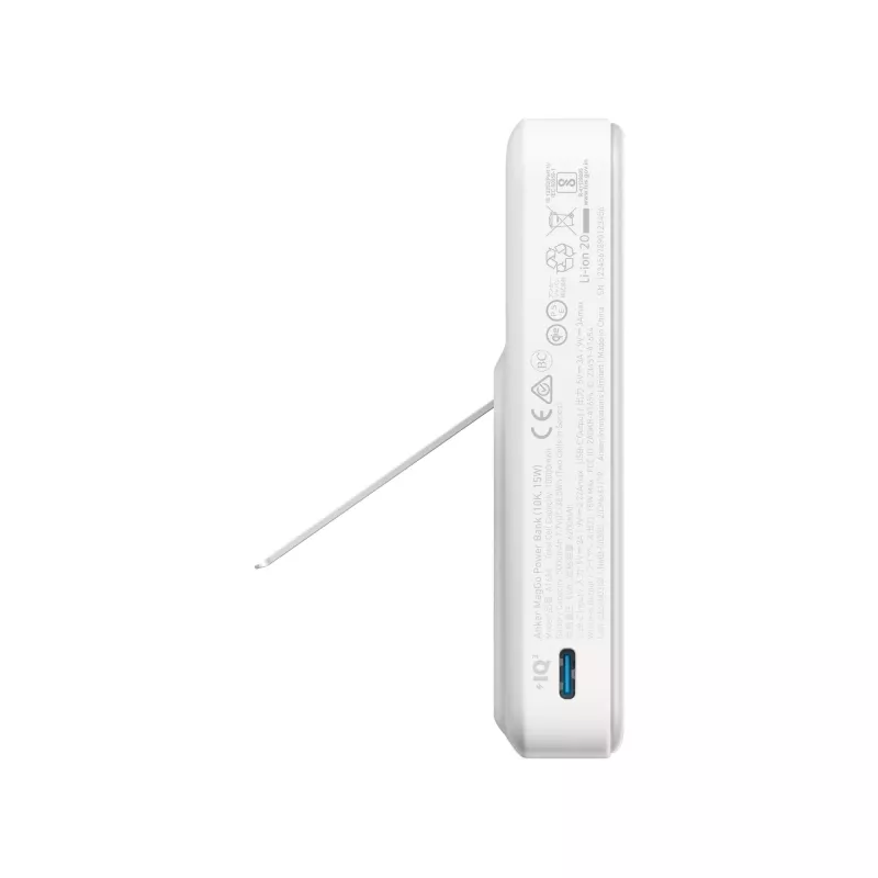 Anker 633 10000 mAh 15W 27W USB-C belaidis įkroviklis balta