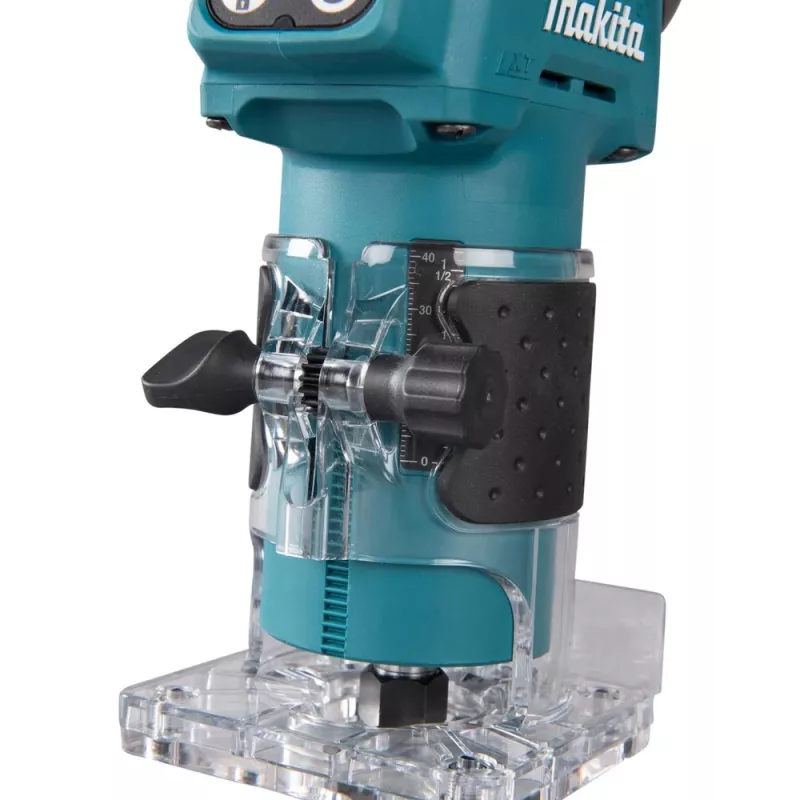DRT52Z Makita 18V LXT belaidis bešepetėlis 1/4 colio frezatorius - įrankis be akumuliatoriaus