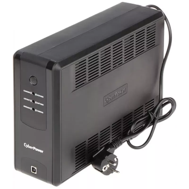 Nepertraukiamo maitinimo šaltinis CYBERPOWER UT1050EG-FR, linijinis-interaktyvus 1.05 kVA (630 W), 4x E tipo lizdai, AVR, USB, RJ-45