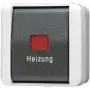 Jung 806 HW Elektrinis jungiklis 1P juodas - baltas (806HW)
