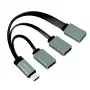 USB-C 3.1 3 prievadų USB centras